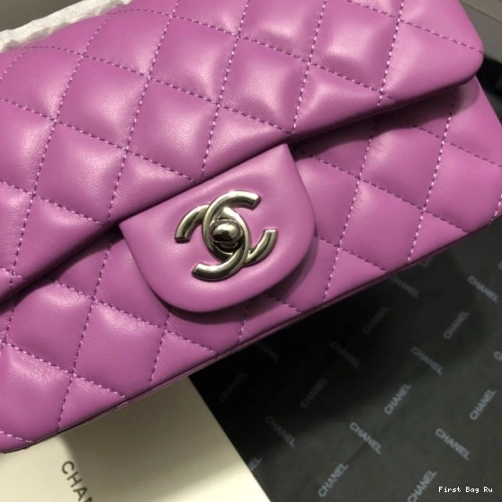 First Bag Ru CHANEL FLAP BAG LAMBSKIN 0804